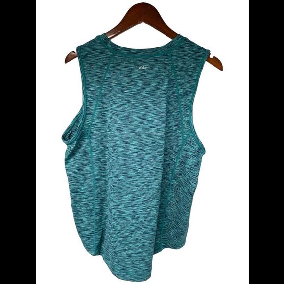 zuda Spacedye Knit Tank with Seaming Detail Navy Multi - Regular - Picture 2 of 2